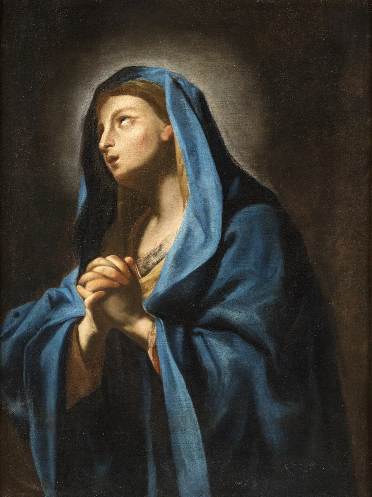 La Vergine in preghiera